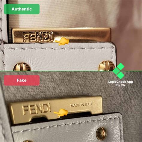 fake fendi vs real fendi|Spotting Fake Fendi Products: A Comprehensive Guide .